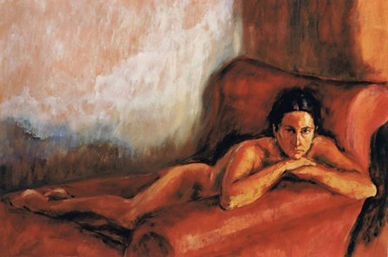 Mujer oleo