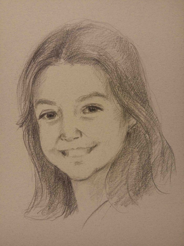 Retrato grafito 1