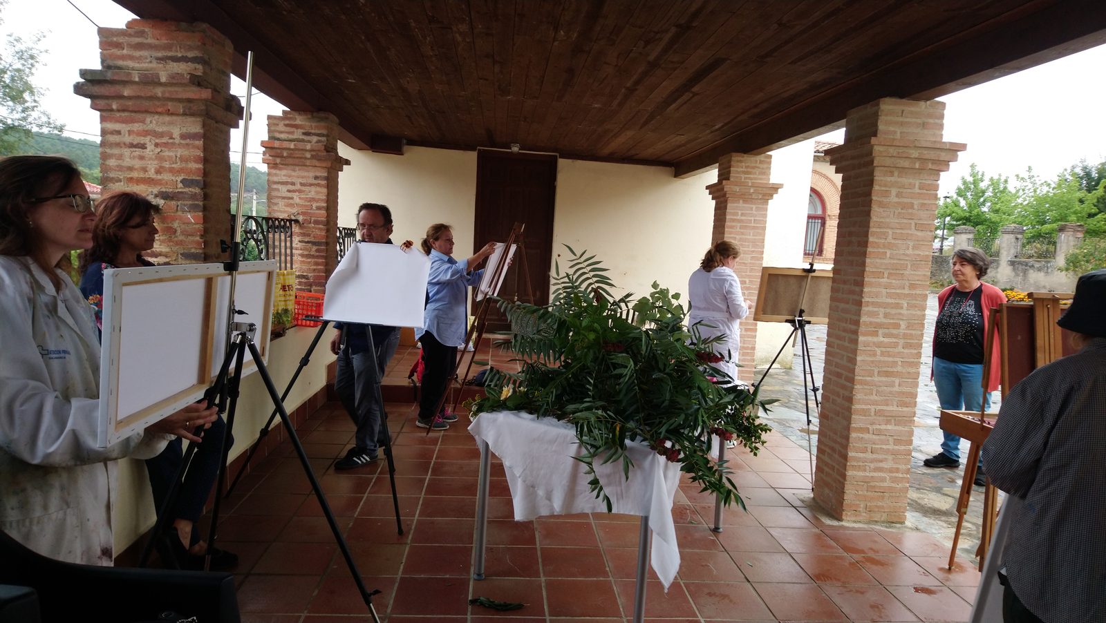 Inauguración de exposición durante las jornadas